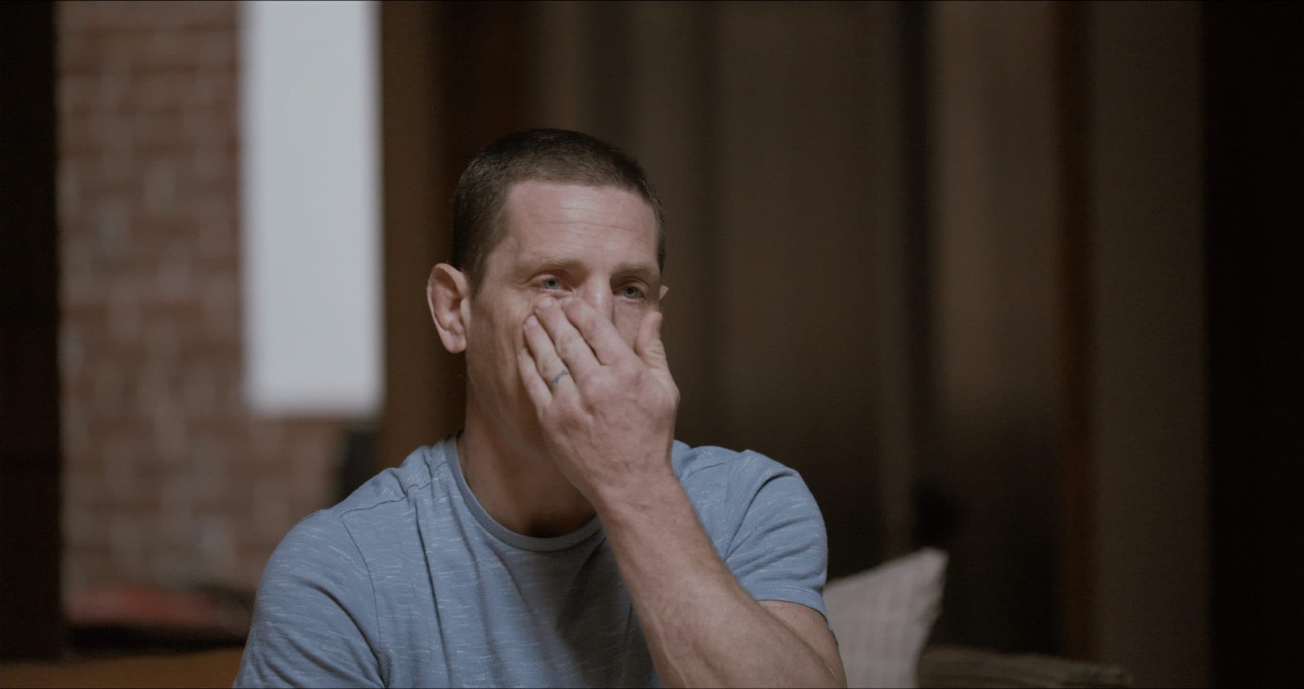 Daniel Carcillo, hand to face