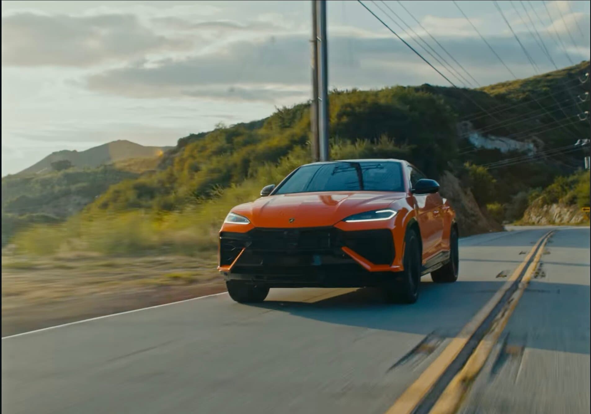 Lamborghini Fusion, branded spot still