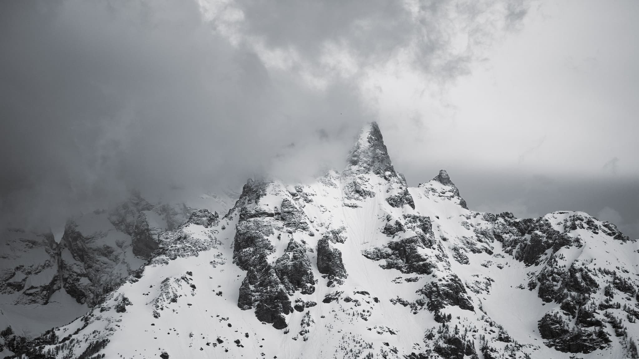 Summit Through the Storm, Grand Teton